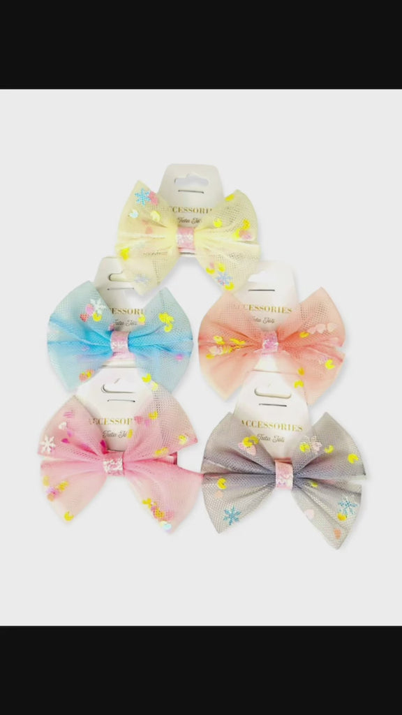 baby bows. toddler bows. toddler hair bows. baby hair clips. baby clips. pink bow clip. gray bow clip. blue bow clip. yellow bow clip. blush bow clip. baby hair accessory. bow hair clip for girls. tutu joli bows. tulle bow clips