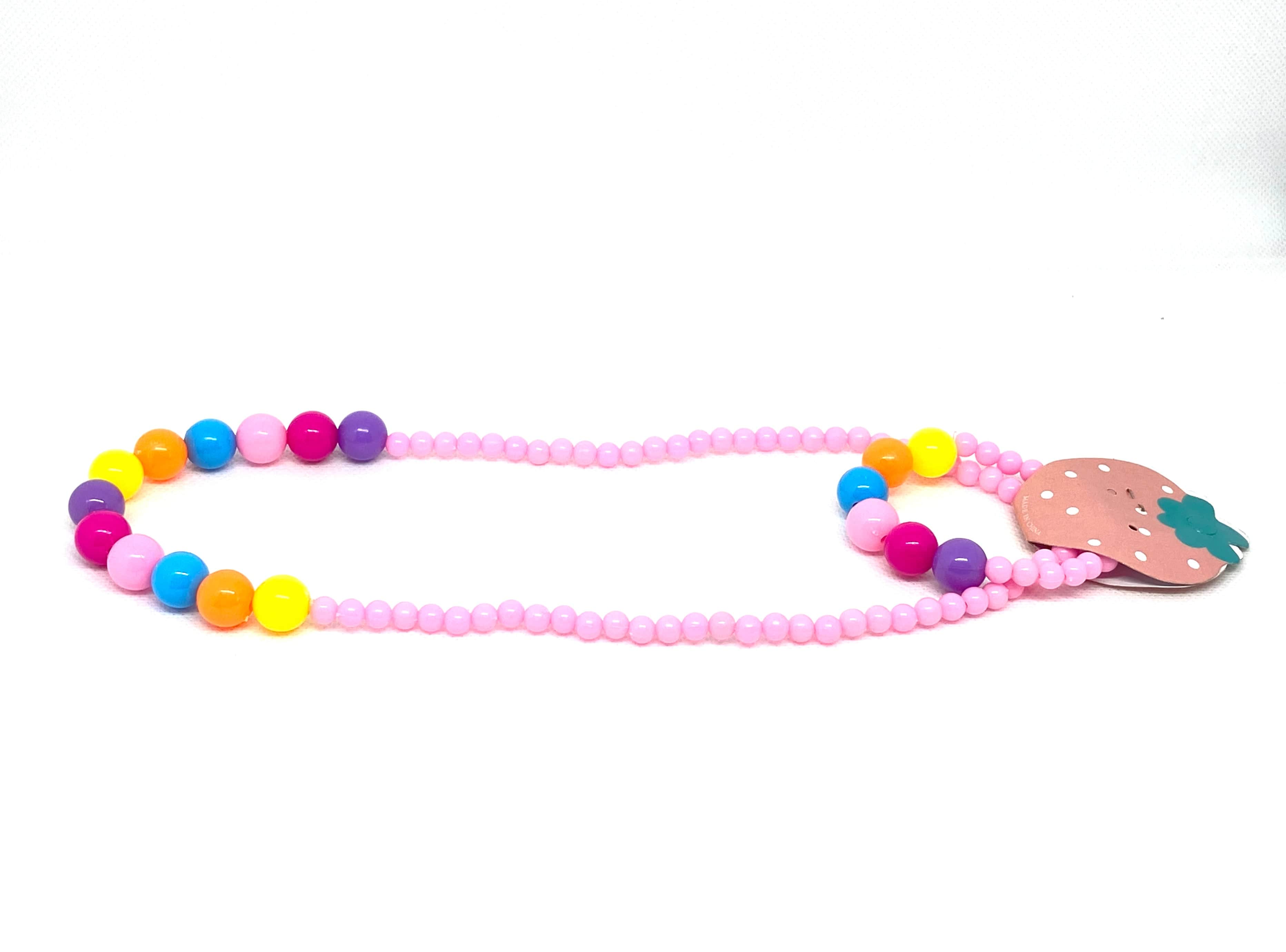 Children's Necklace & Bracelet Rainbow Set | Kids Jewelry | Gift Set For Girls