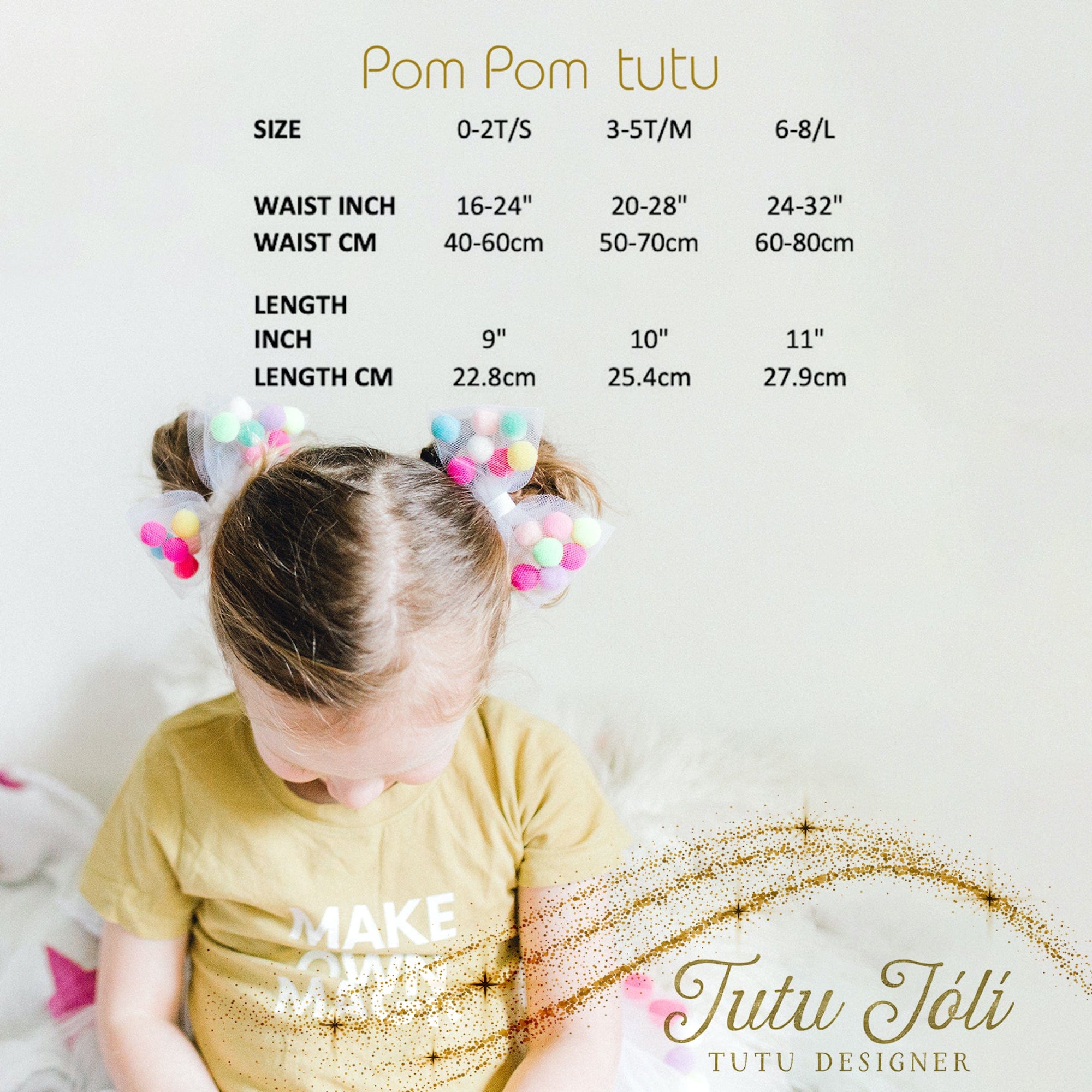 tutu for girls, pom pom tutu, tutu joli