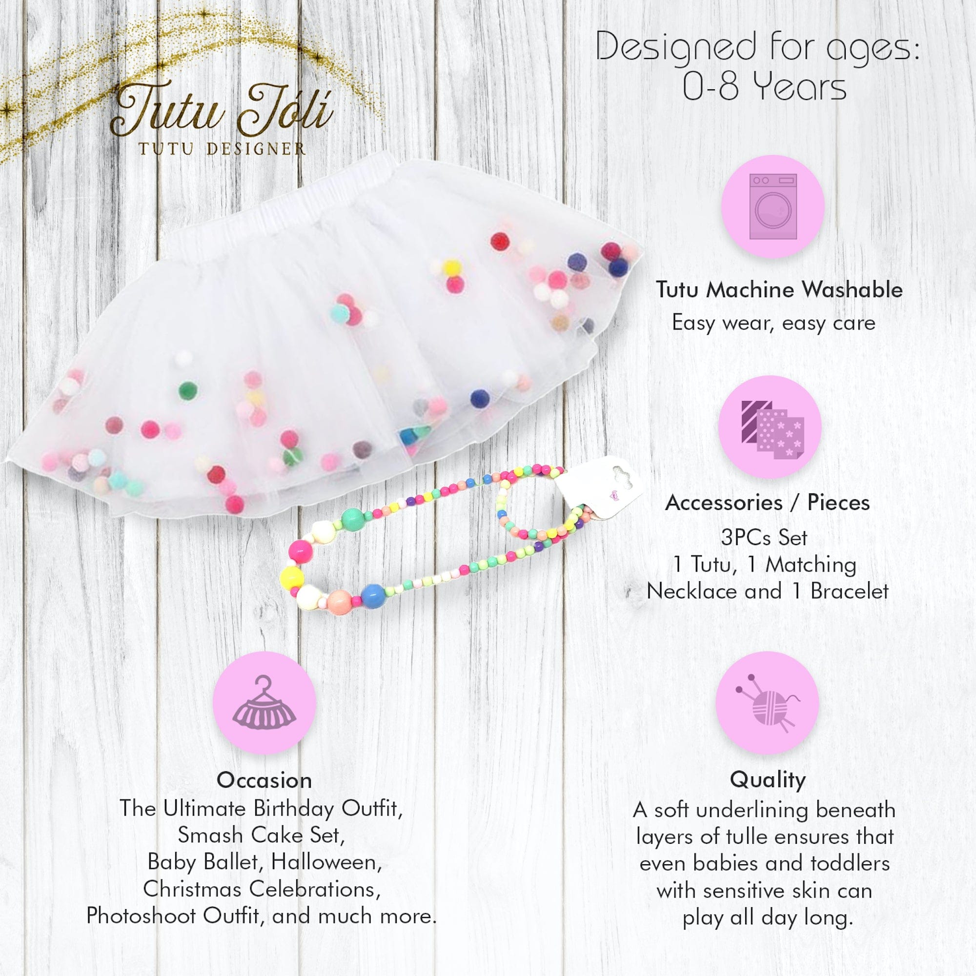 White tulle pom clearance pom skirt