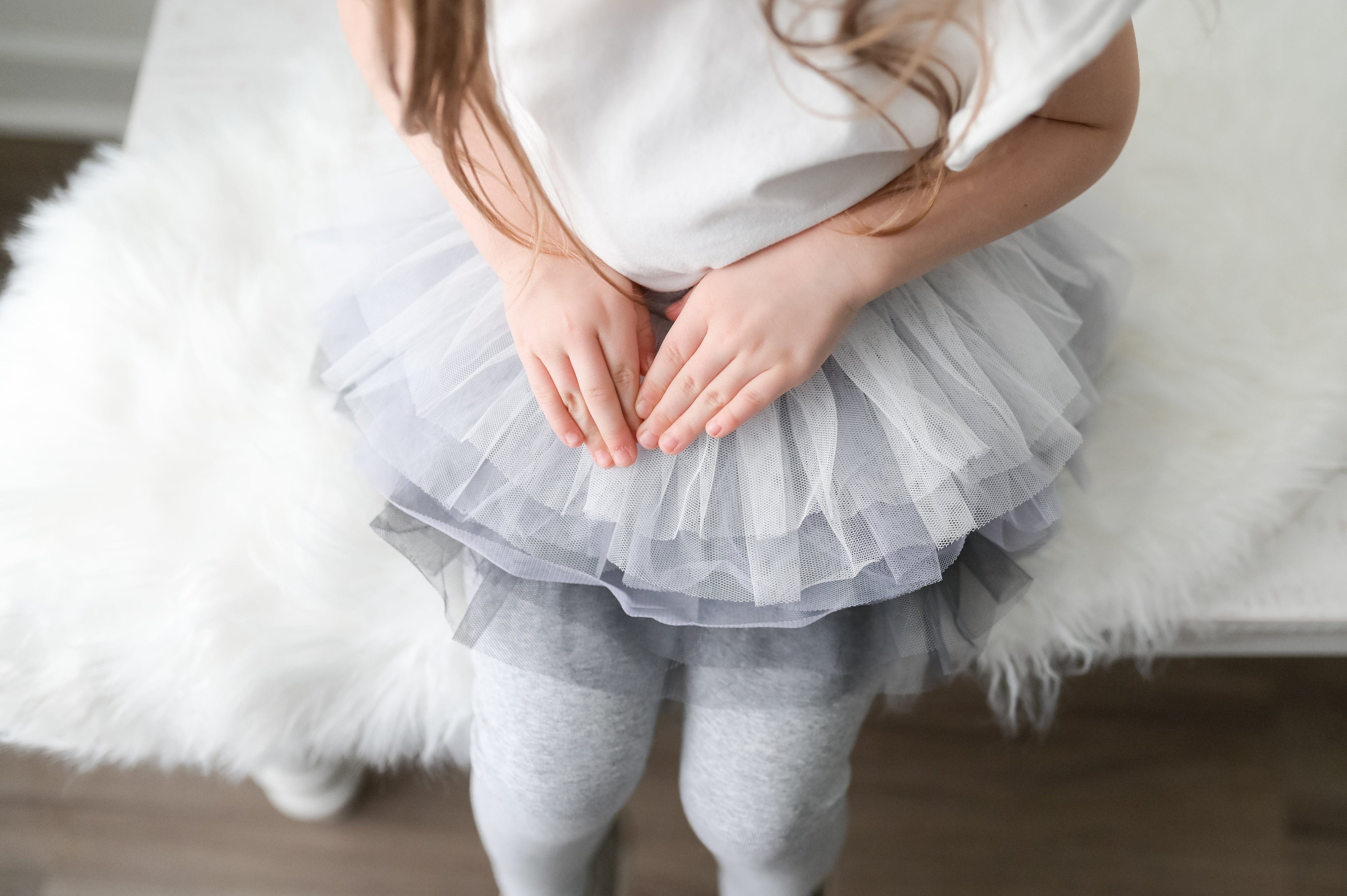 kids leggings with tutu skirt, tutu leggings, tutu pants, gray leggings for girls