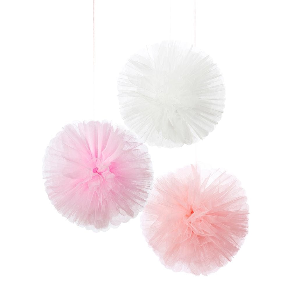 Fluffed 5.5inch Tulle Pom Pom Balls